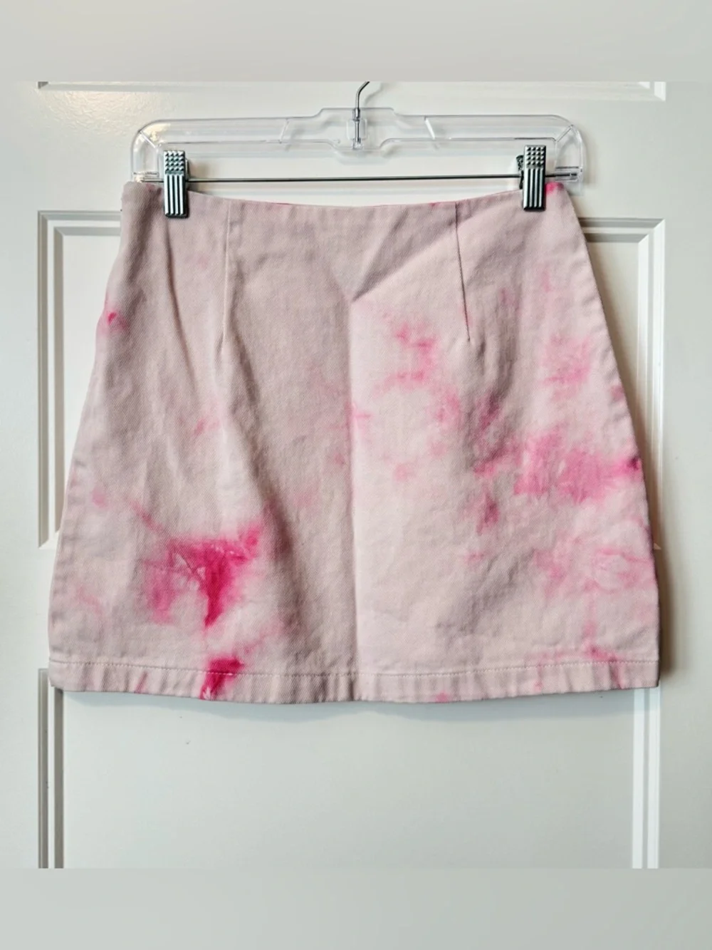 Forever 21 Pink Tie Dye Mini Skirt Y2K Barbiecore Coquette Festival M